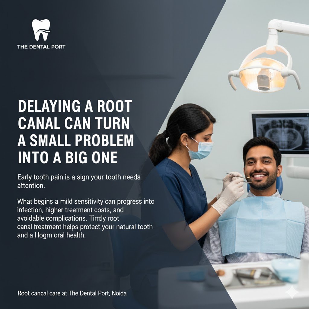 Delaying a Root Canal in the Noida: How Waiting Can Increase Cost and Dental Complications