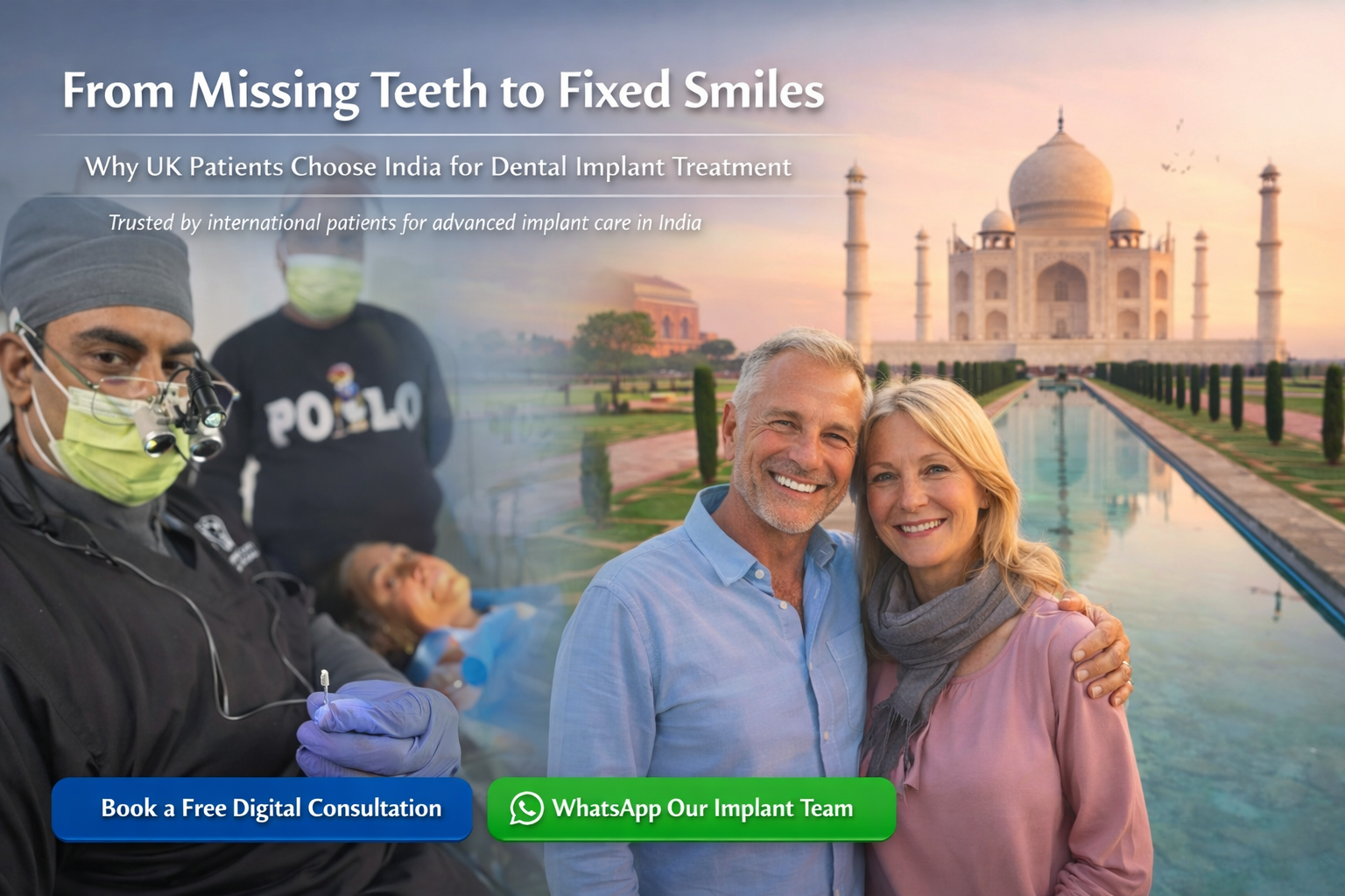 From Missing Teeth to Fixed Smiles:Why UK Patients Choose India for Dental Implant Treatment
