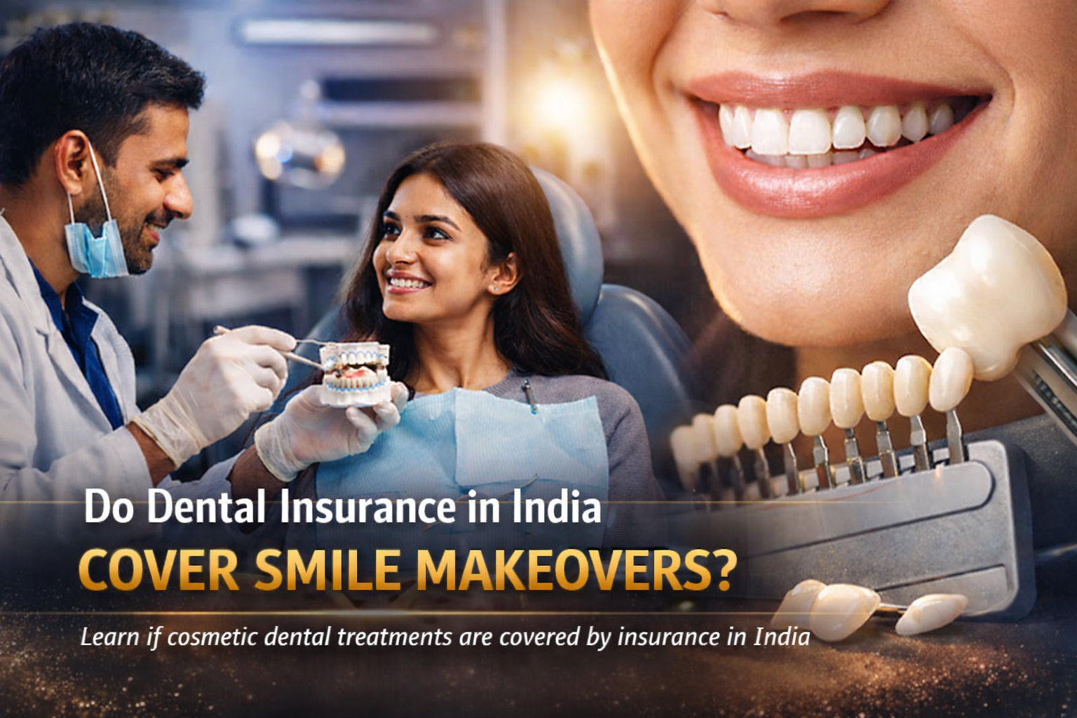 Do Dental Insurance Plans in India Cover Smile Makeovers?