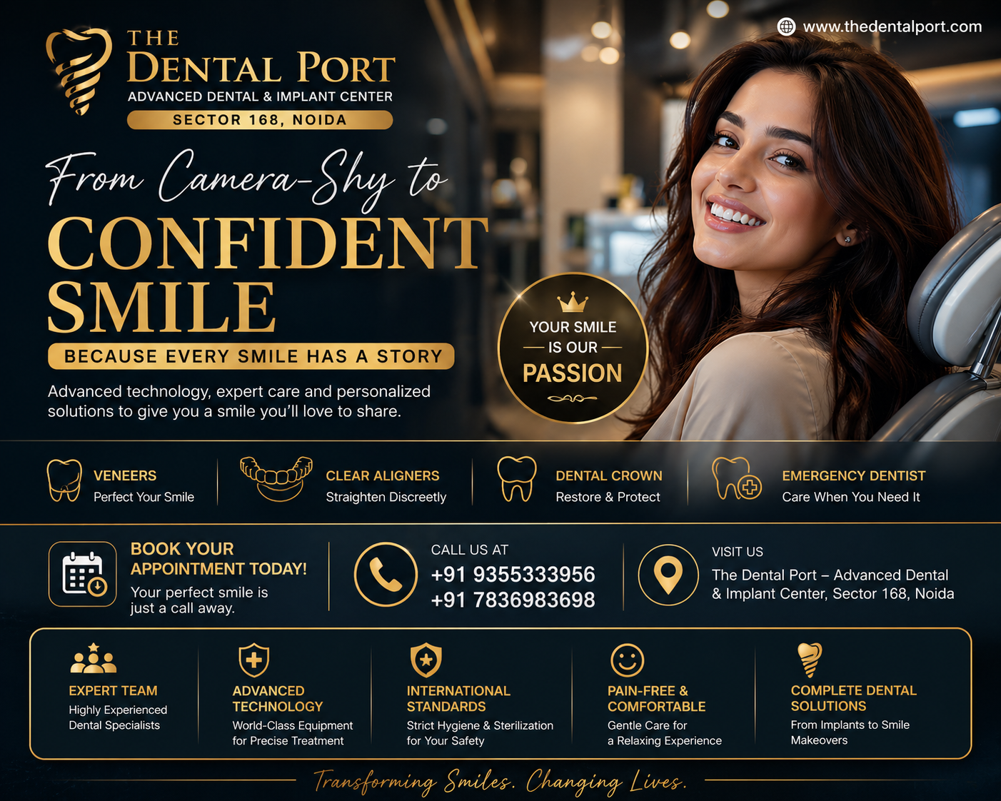 From Camera-Shy to Confident: Transform Your Smile at the Best Dental Clinic in Noida