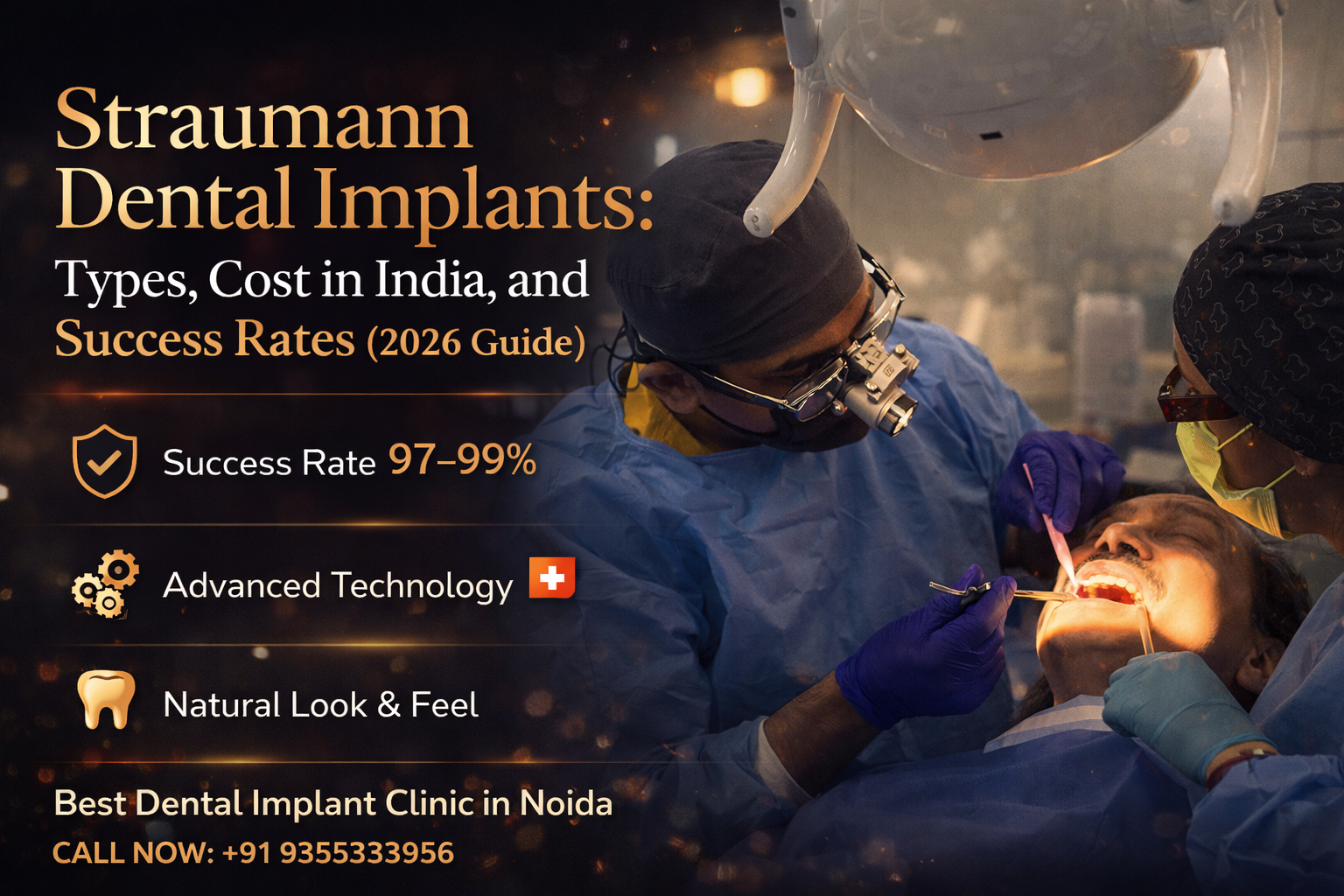 Straumann Dental Implants: Types, Cost in India, and Success Rates (2026 Guide)