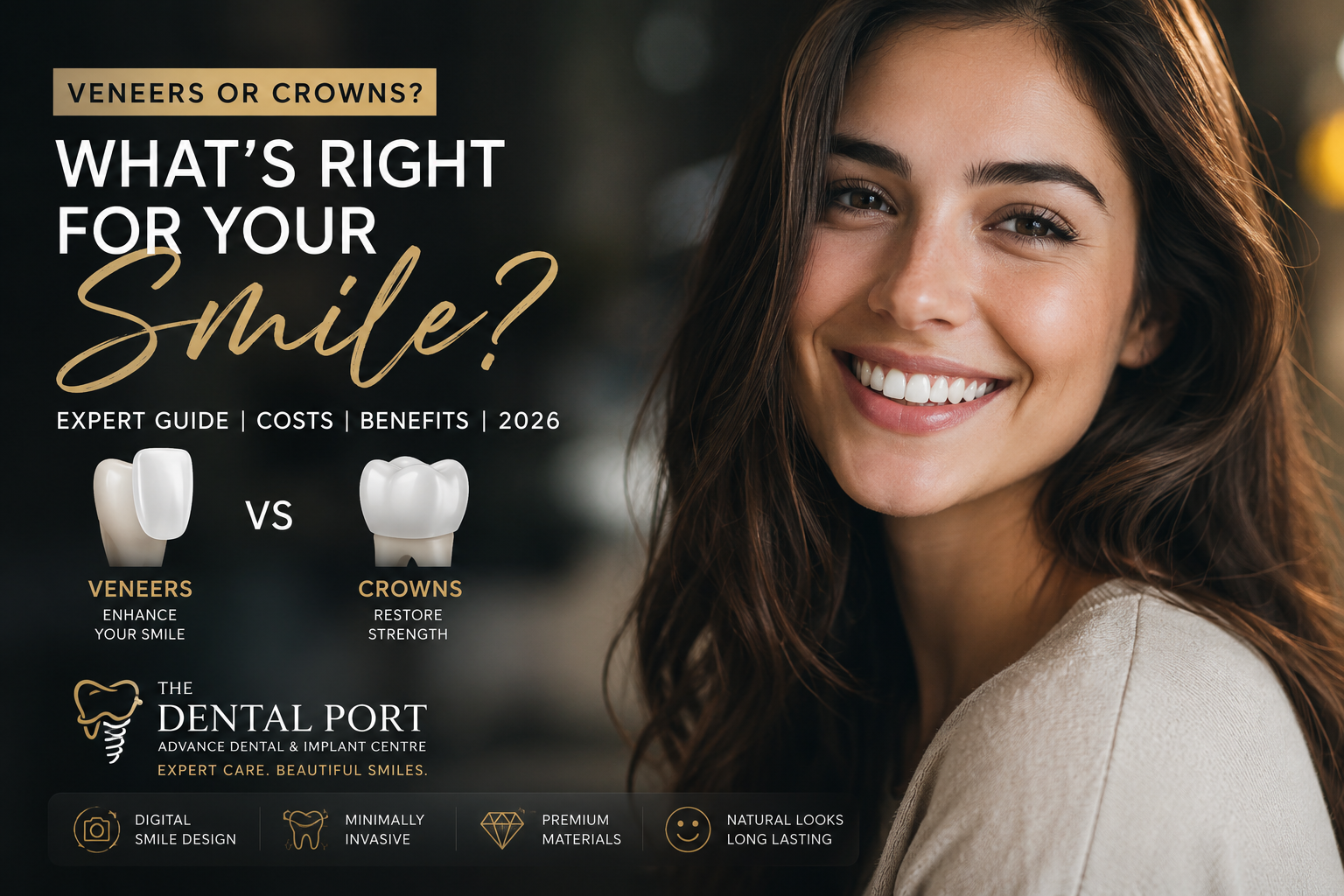 Are Dental Veneers Better Than Crowns? Cost, Benefits & Expert Guide 2026