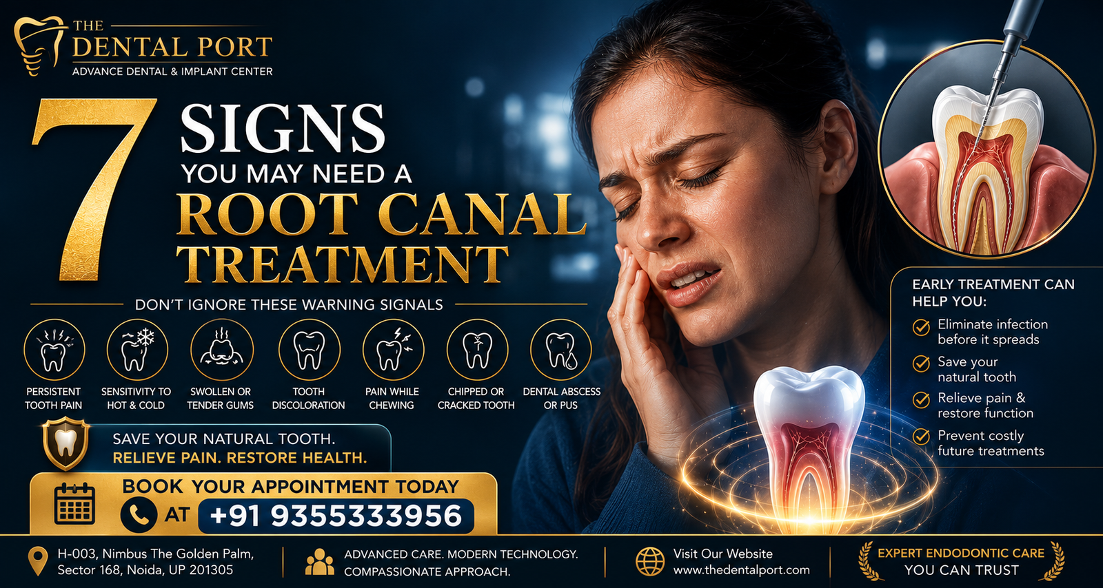 7 Warning Signs You Need Root Canal Treatment Immediately