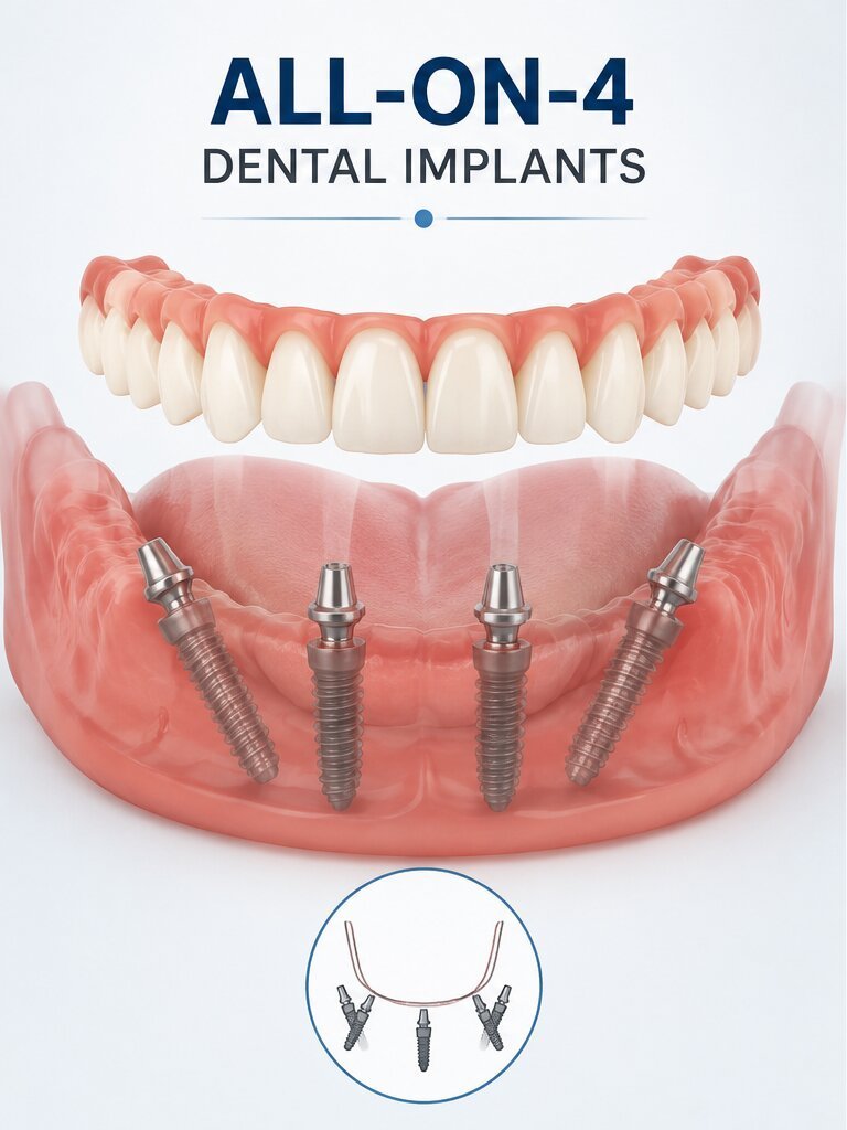 All-on-4 dental implants