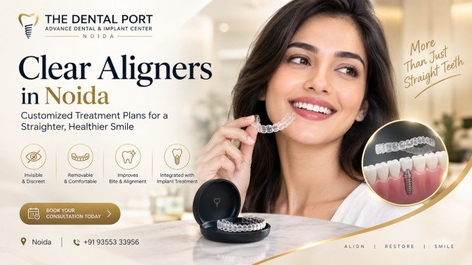 Clear Aligners in Noida: Customized Treatment Plans for a Straighter, Healthier Smile