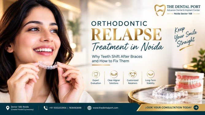 Orthodontic Relapse Treatment in Noida: Why Teeth Shift After Braces and How to Fix Them