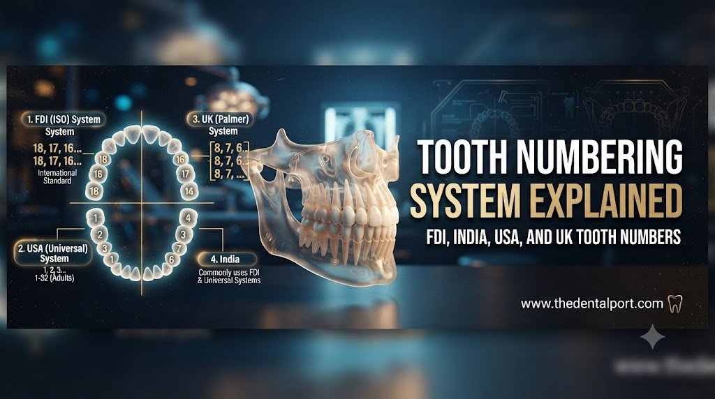 Tooth Numbering System Explained: FDI, India, USA and UK Tooth Numbers