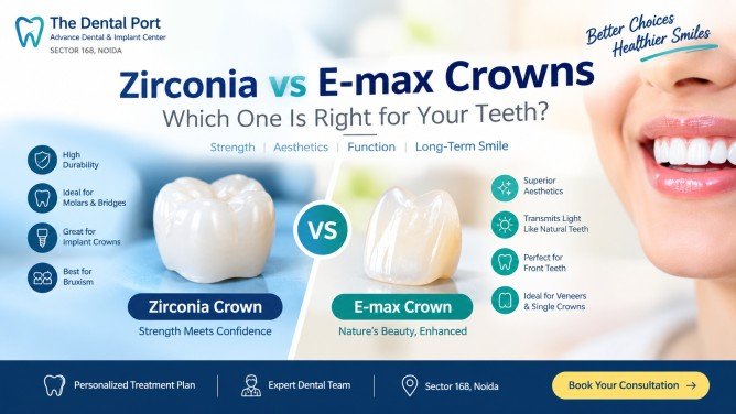 Zirconia vs E-max Crowns: Which One Is Better for Your Teeth?