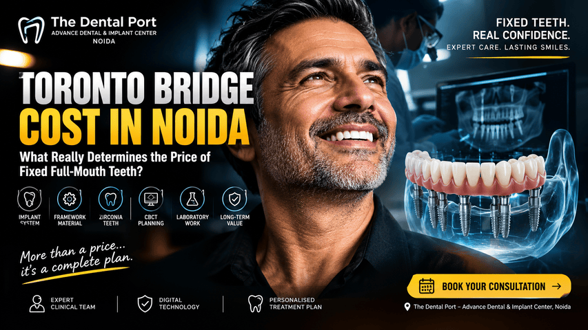 Toronto Bridge Cost in Noida: What Determines the Price of Fixed Full-Mouth Teeth?